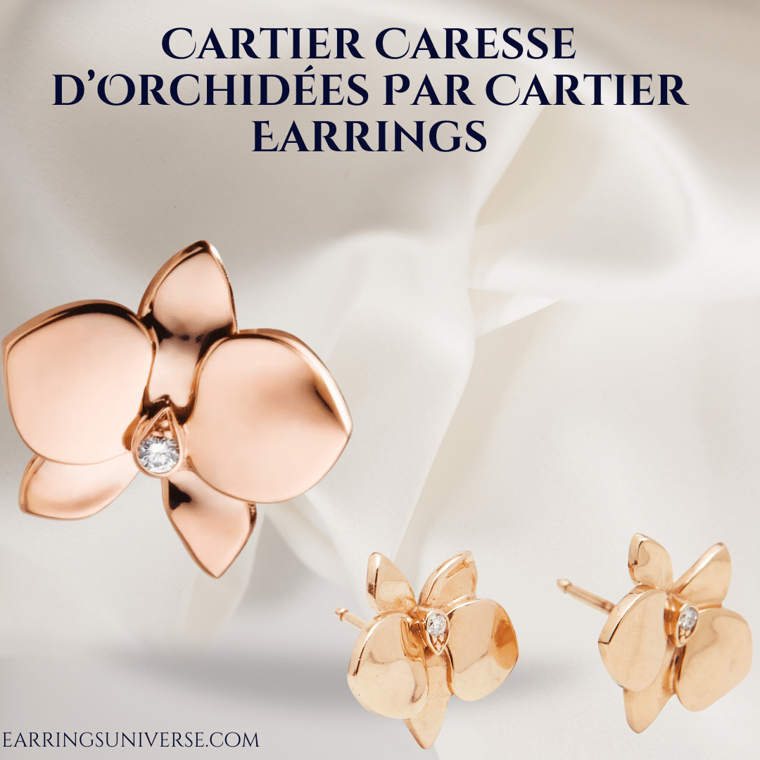 Cartier Caresse d’Orchidées Par Cartier Earrings