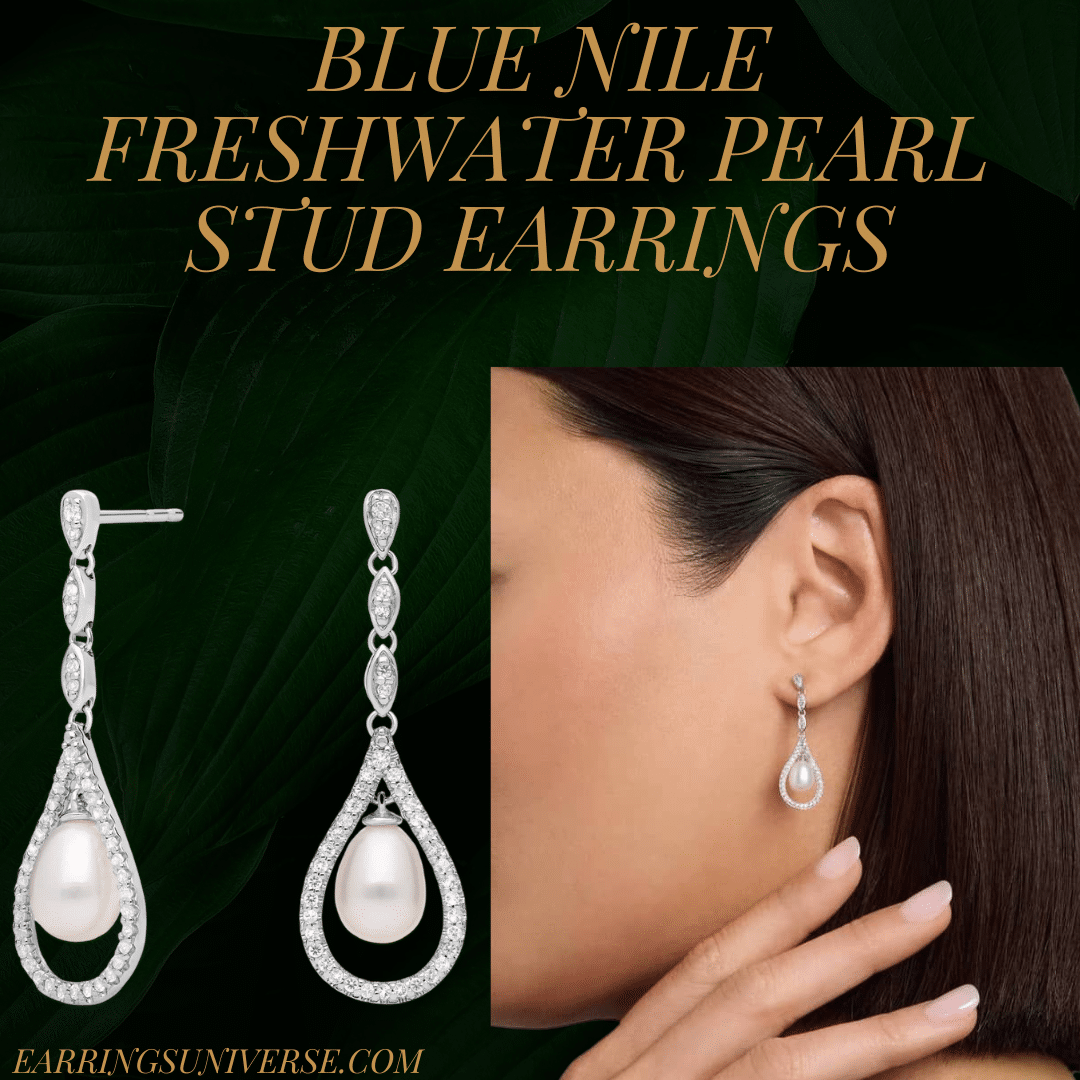 Blue Nile Freshwater Pearl Stud Earrings