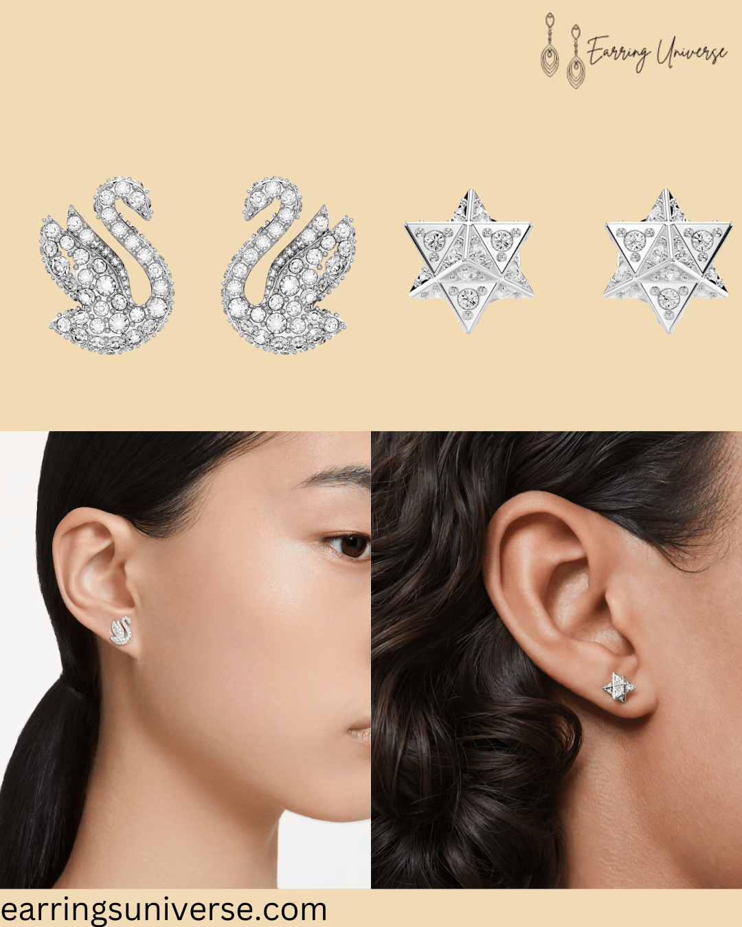 Swarovski Zirconia Stud Earrings