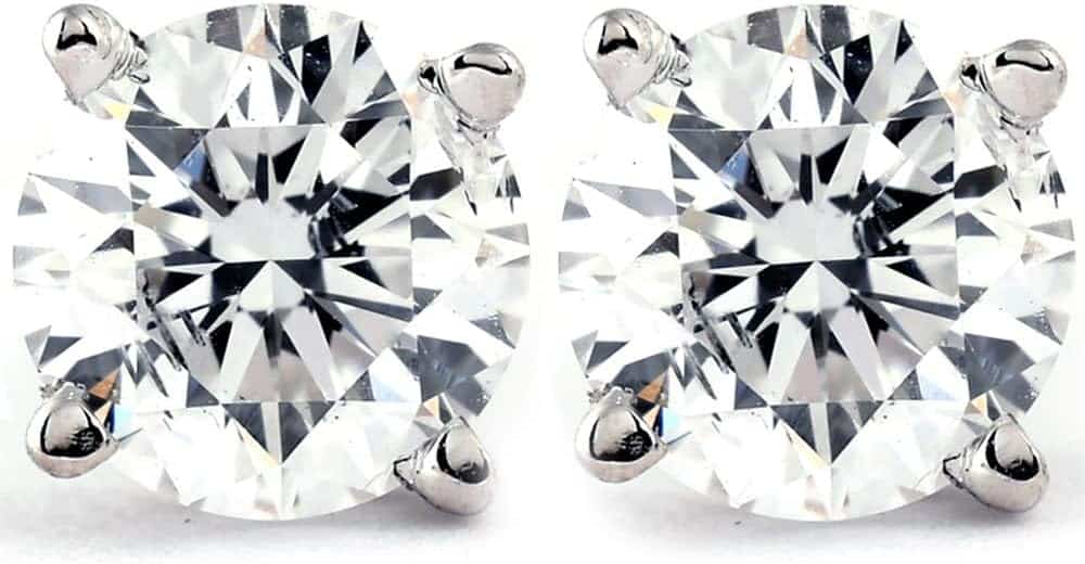 diamond stud earrings