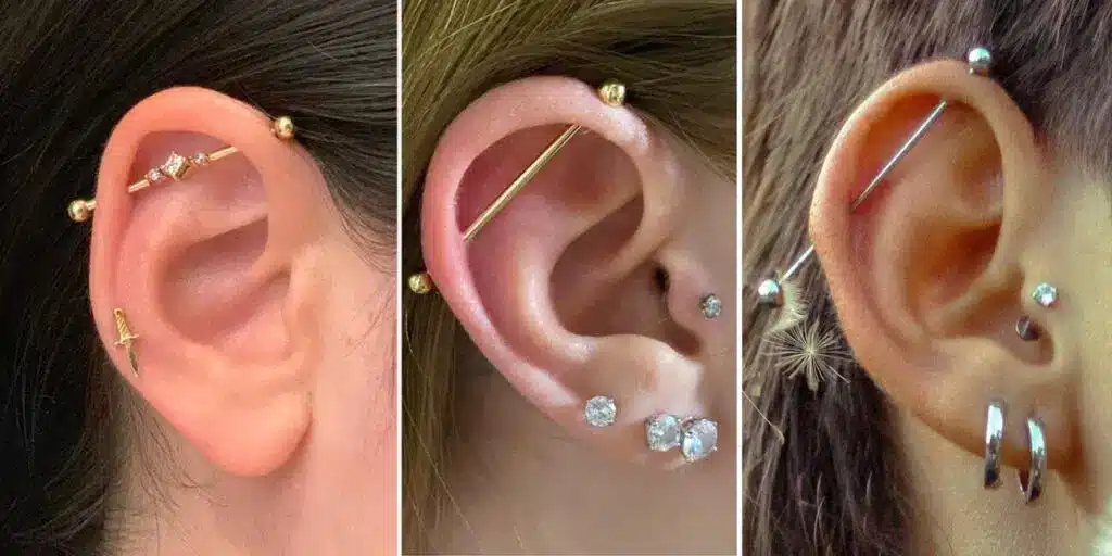 indusrtial piercings