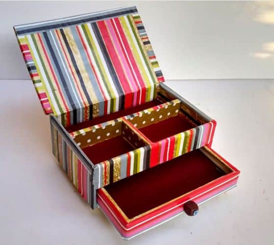 cardborad jewelery organizer