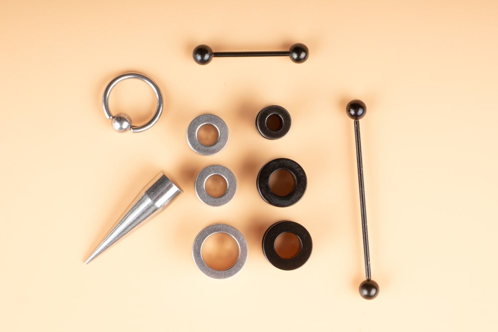 Piercing Set Metal Accessories For Piercing The Skin Of The