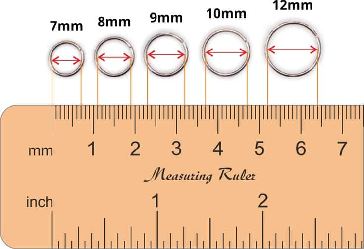 Measuring Earrings Diameter (size)