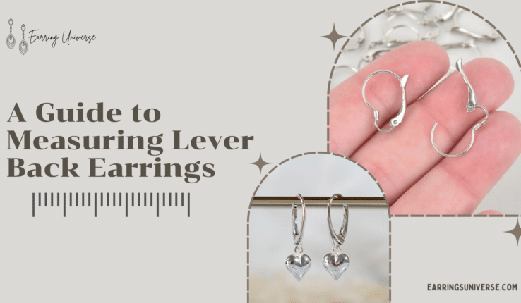 Measure Lever Back Earring for a Secure Fit