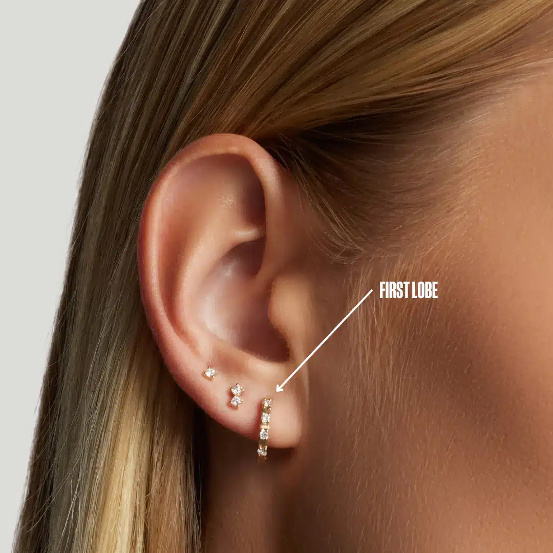 lobe piercing for ear lobe piercing for ear
